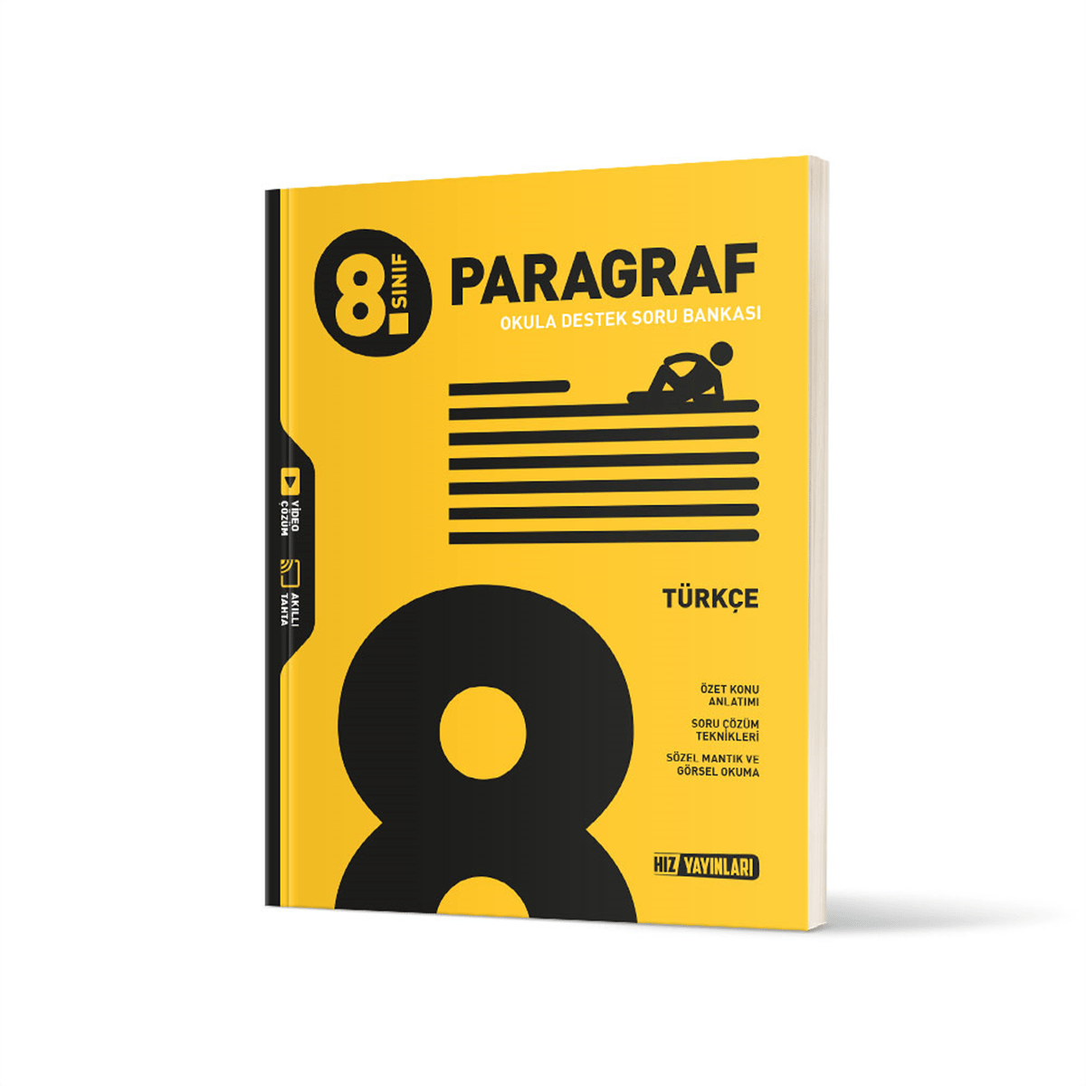 Hız Yayınları 8. Sınıf Türkçe Paragraf Soru Bankası