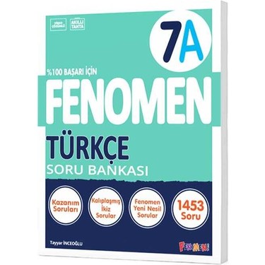 Fenomen Yayınları 7. Sınıf Türkçe A Soru Bankası