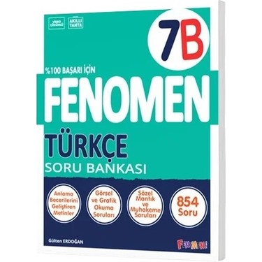  Fenomen Yayınları 7. Sınıf Türkçe Soru Bankası (B)