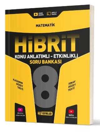 Hız Yayınları 8. Sınıf Hibrit Matematik Soru Bankası